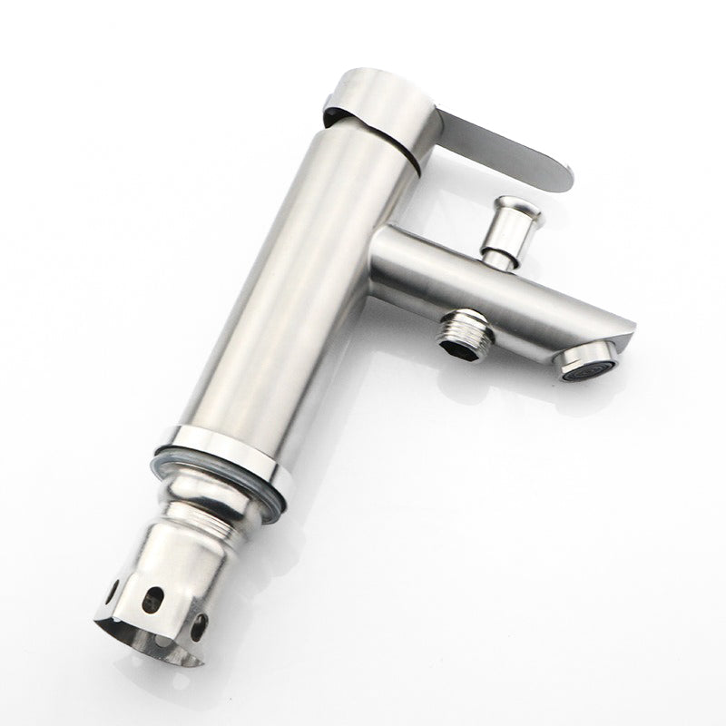 Robinet mitigeur monotrou pour baignoire – acier brossé – collection Signature