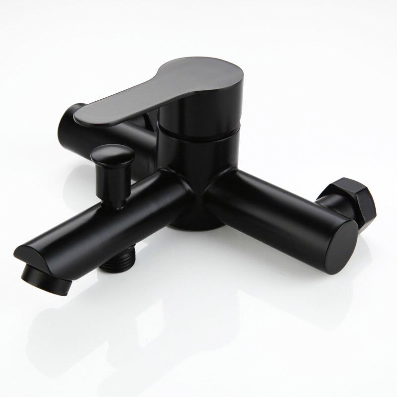 Robinet mitigeur baignoire noir – édition Premium