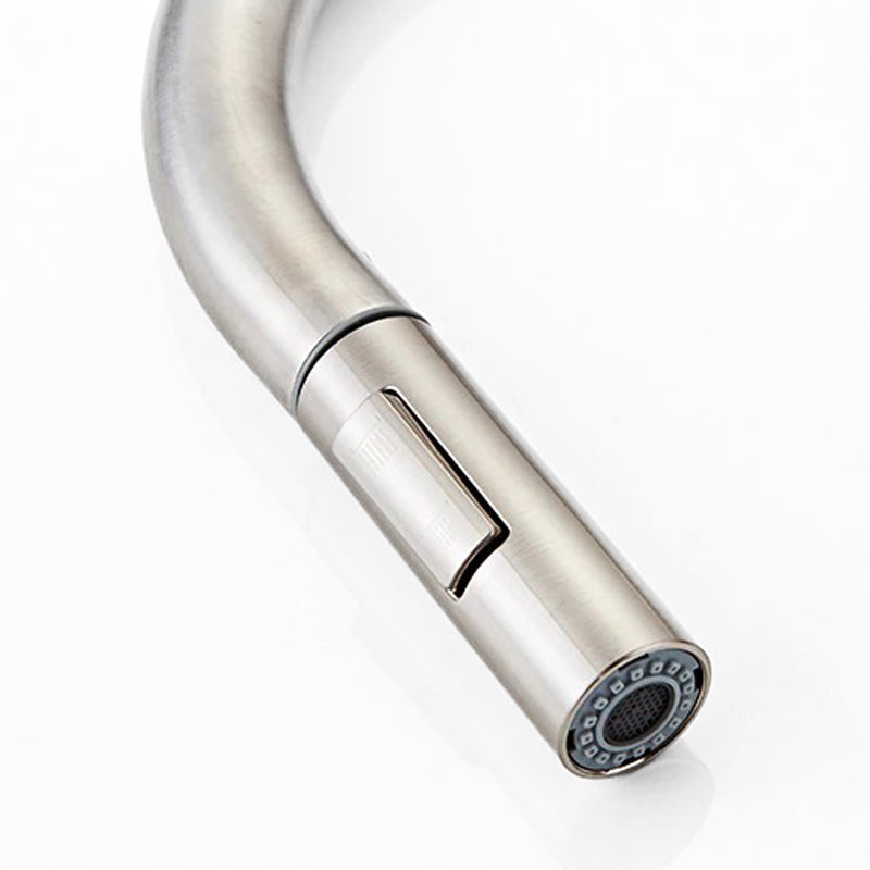 Robinet Mitigeur Cuisine Pro avec Douchette Extractible – Col de Cygne en Acier