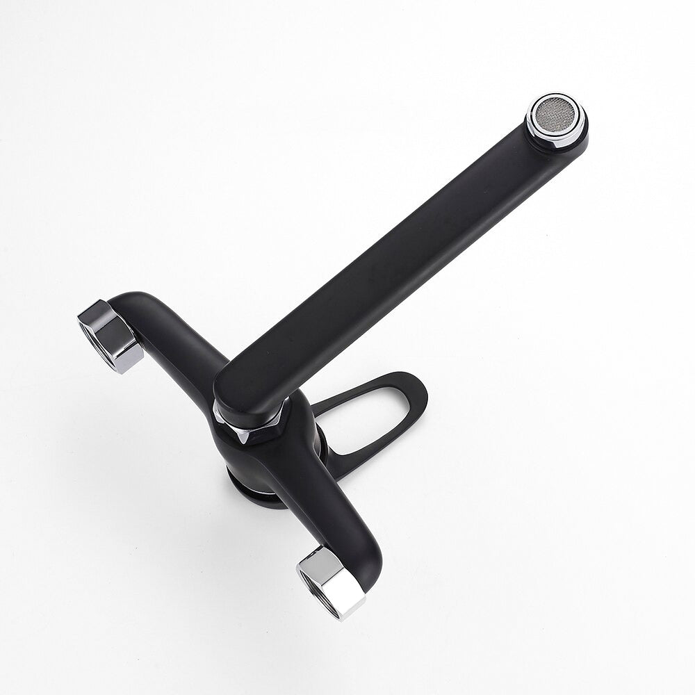 AquaNova Robinet Mitigeur Mural – Cuisine, Bec Noir