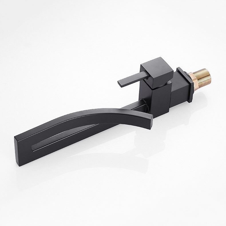 Robinet mitigeur lavabo noir mat - Signature