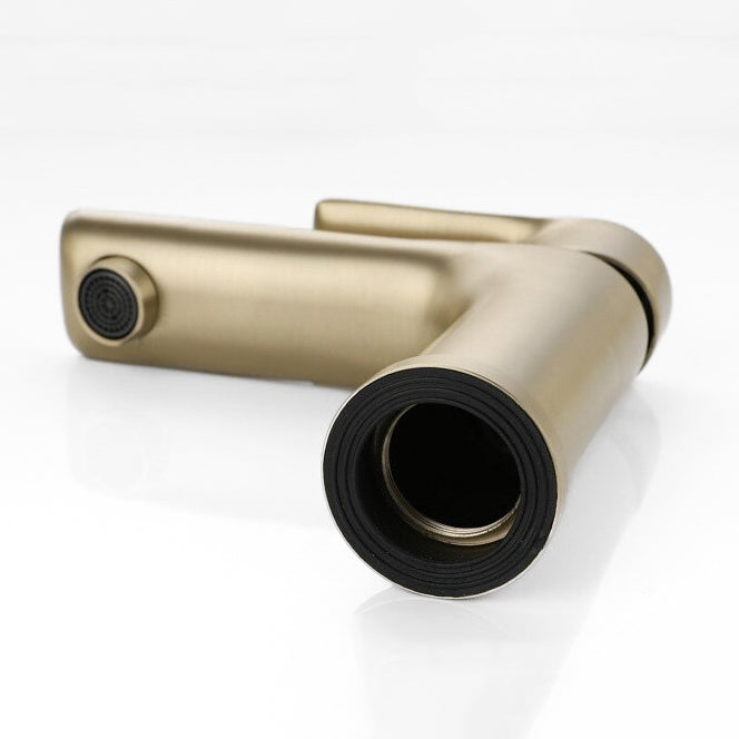 Robinet Mitigeur Lavabo Doré — Édition Signature