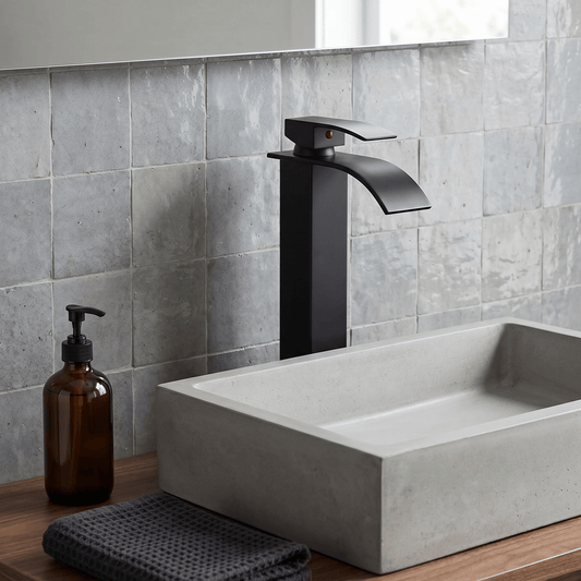 Mitigeur Cascade Noir AquaLux