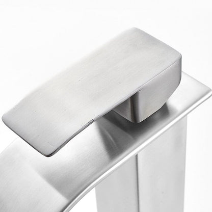 Mitigeur Cascade Acier Brossé