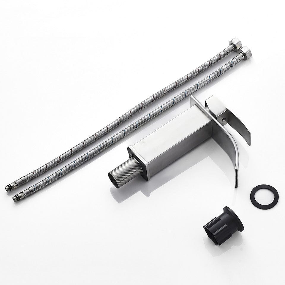 Mitigeur Cascade Acier Brossé