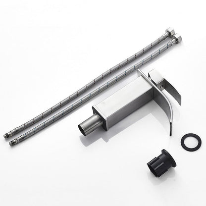 Mitigeur Cascade Acier Brossé