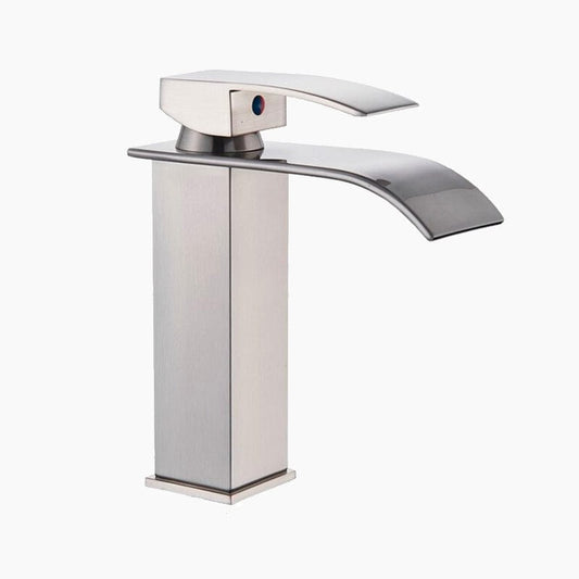 Mitigeur Cascade Acier Brossé