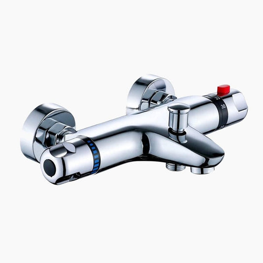 ChroméTherm Pro – Robinet mitigeur thermostatique pour baignoire