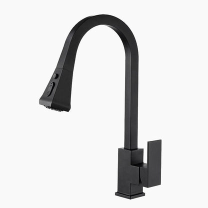 Mitigeur LuminaChef Noir Carré