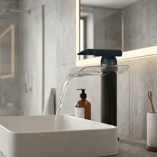 Mitigeur Lavabo Cascade Noir