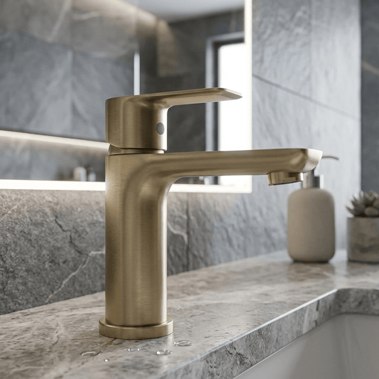 Mitigeur Lavabo Doré Signature