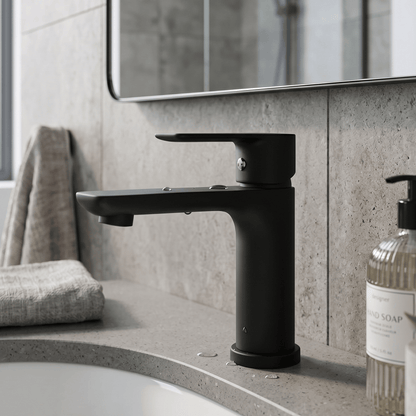 Mitigeur Lavabo Noir Luxe