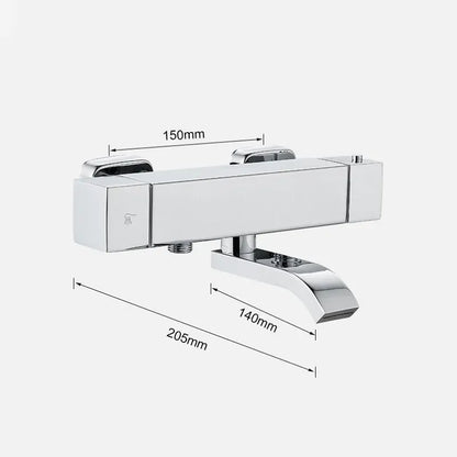 Mitigeur Thermostatique Baignoire Noir