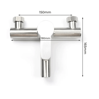 Mitigeur Baignoire Acier Signature