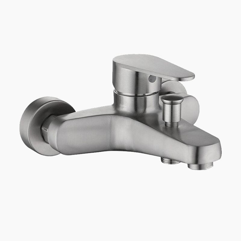 Mitigeur Baignoire Acier Brossé