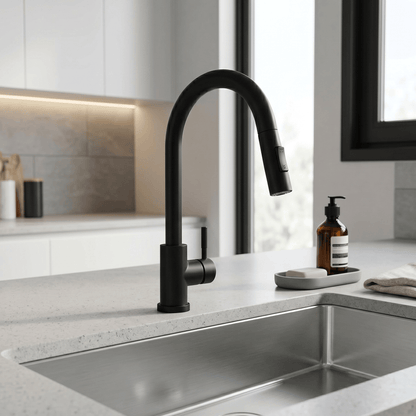 Robinet Mitigeur Noir Premium