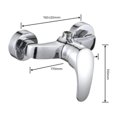 Mitigeur Douche Chrome Mills