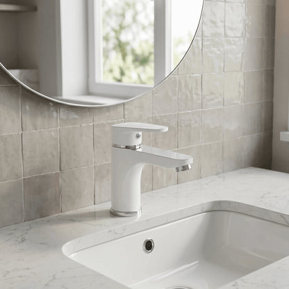 Mitigeur Lavabo Elly Blanc