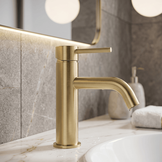 Mitigeur Lavabo Doré Ella