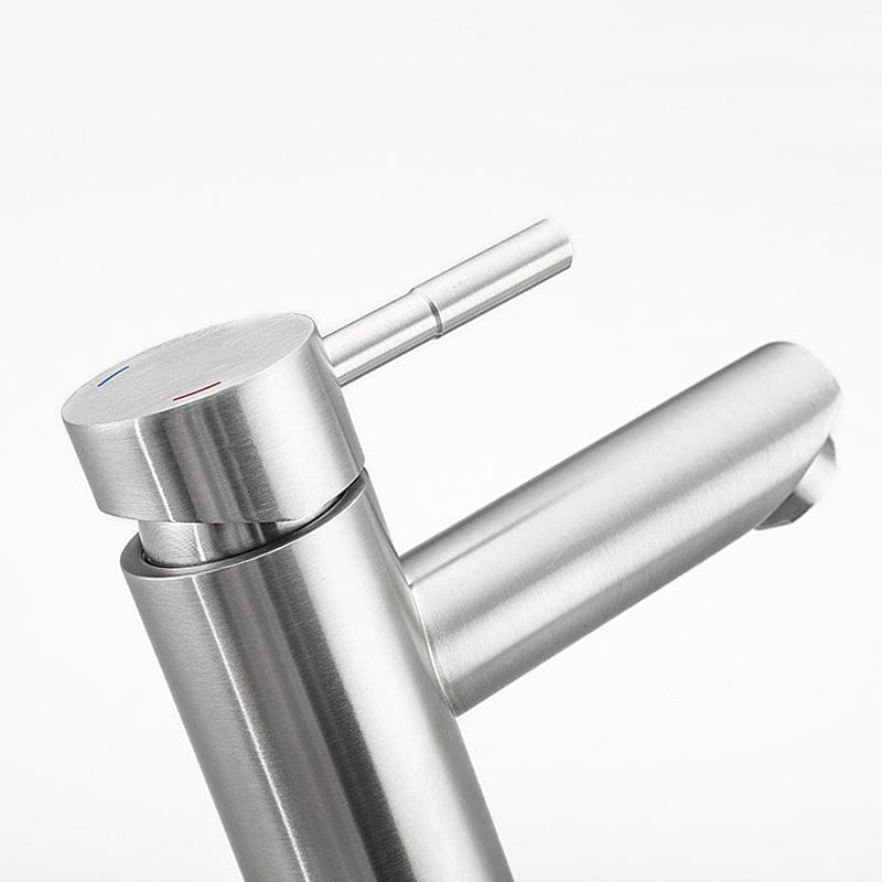 Mitigeur Lavabo Acier Olly