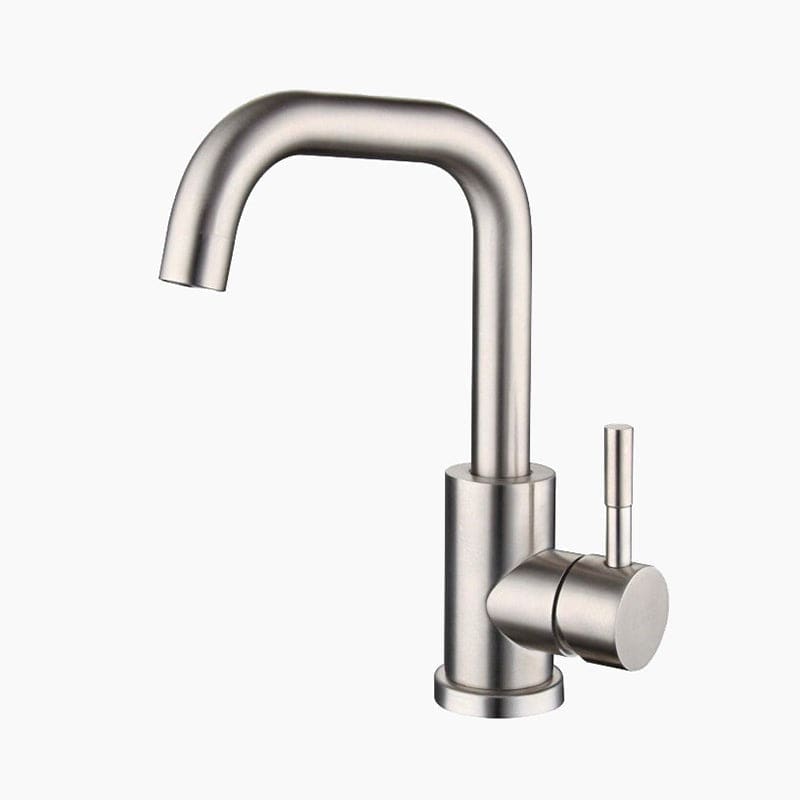 Mitigeur Lavabo Acier Premium