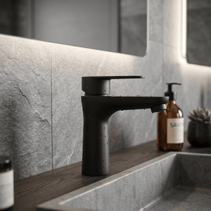 Mitigeur Lavabo Noir Fell