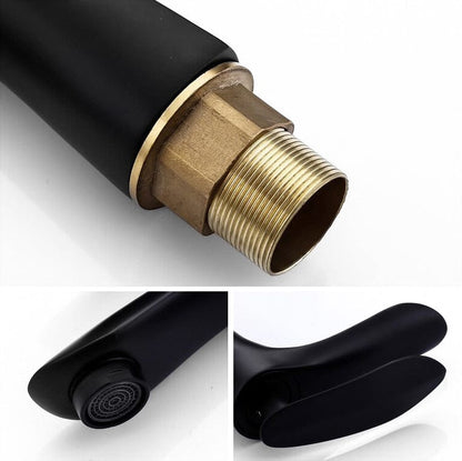 Mitigeur Lavabo Noir Mat
