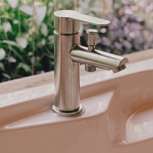 Mitigeur Baignoire Acier Brossé