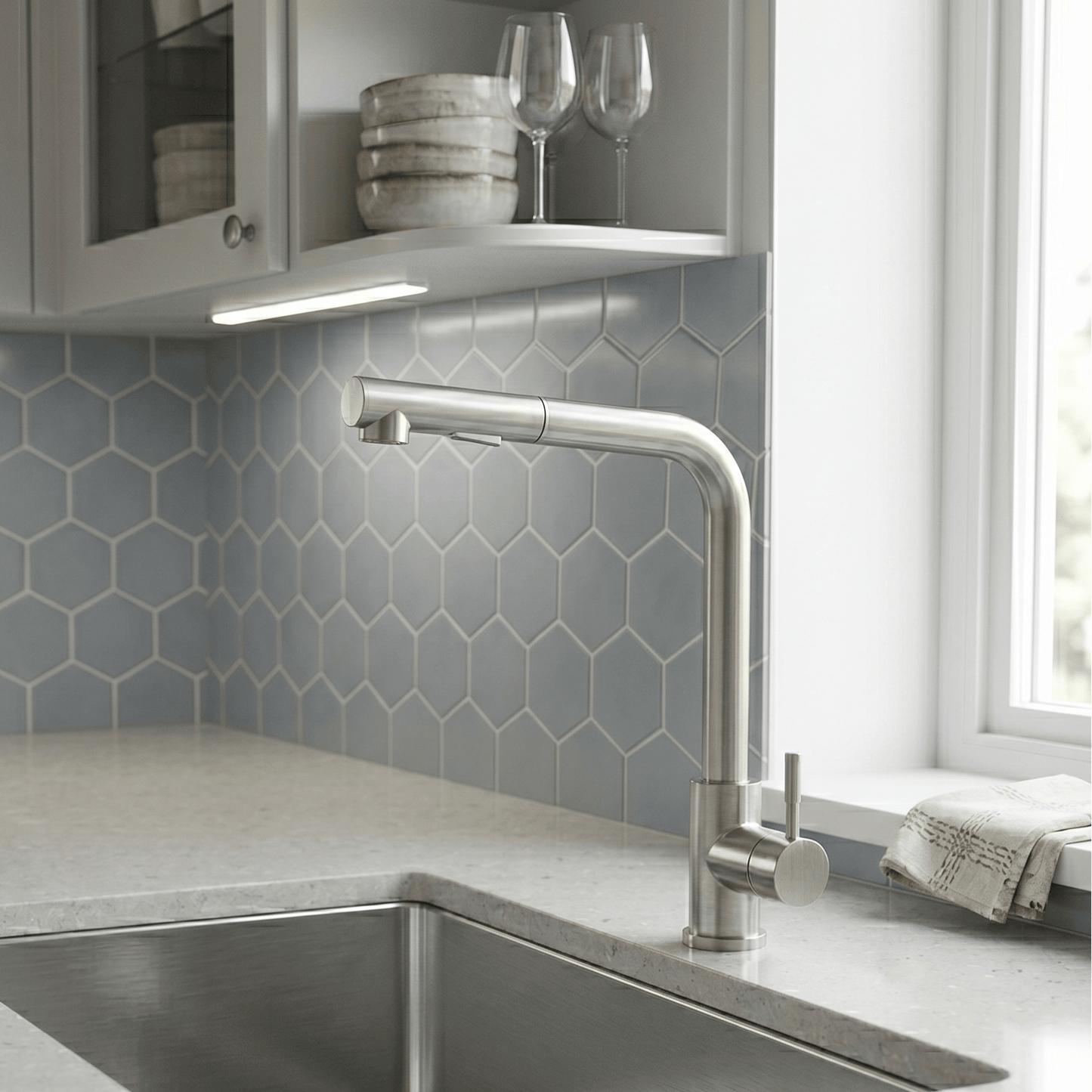 SteelPro Mitigeur Cuisine Inox