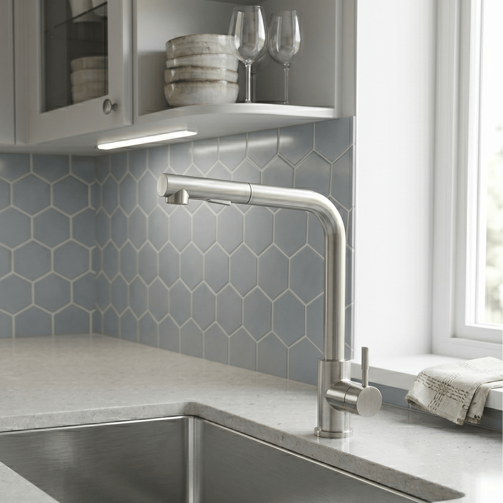 SteelPro Mitigeur Cuisine Inox