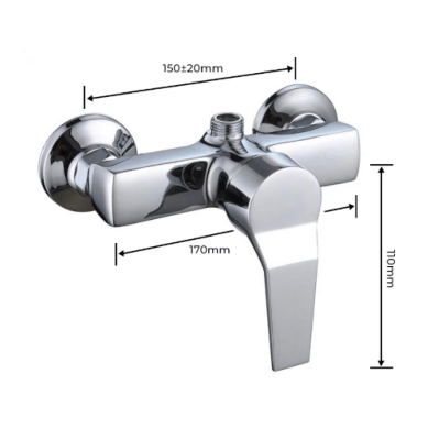Mitigeur Douche AquaLine Chrome