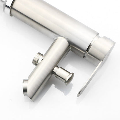 Robinet mitigeur monotrou pour baignoire – acier brossé – collection Signature