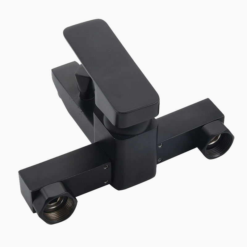 Robinet mitigeur baignoire noir — Édition Luxe