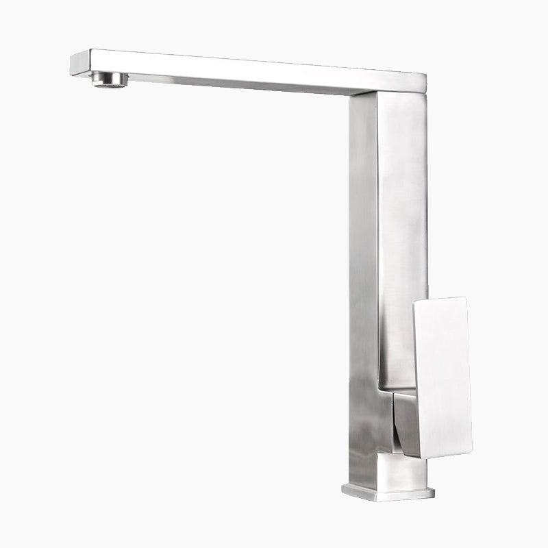 robinet-mitigeur-cuisine-geometrique-acier-haut-de-gamme