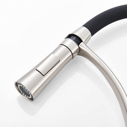 ChefLine Robinet Mitigeur Cuisine avec Douchette Flexible – Col de Cygne en Acier