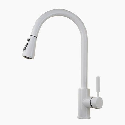 robinet-mitigeur-cuisine-avec-douchette-col-de-cygne-blanc