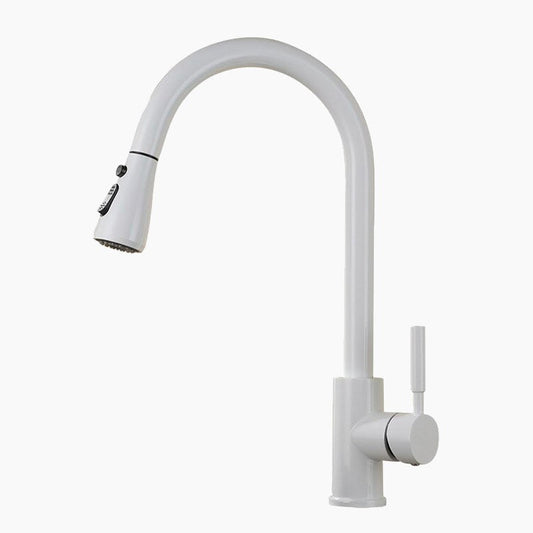 robinet-mitigeur-cuisine-avec-douchette-col-de-cygne-blanc