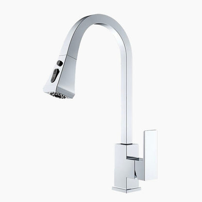 robinet-mitigeur-cuisine-avec-douchette-col-de-cygne-carre-chrome