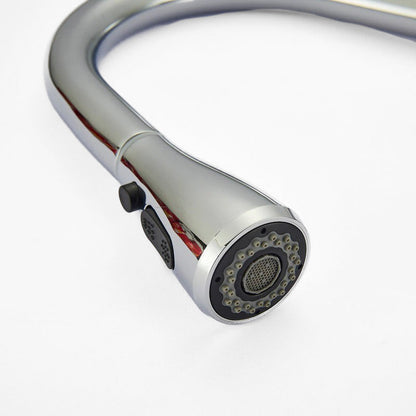 NovaFlow Robinet Mitigeur Cuisine Chromé avec Douchette et Col de Cygne