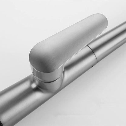 Robinet Mitigeur Cuisine – Col de Cygne Brossé avec Douchette