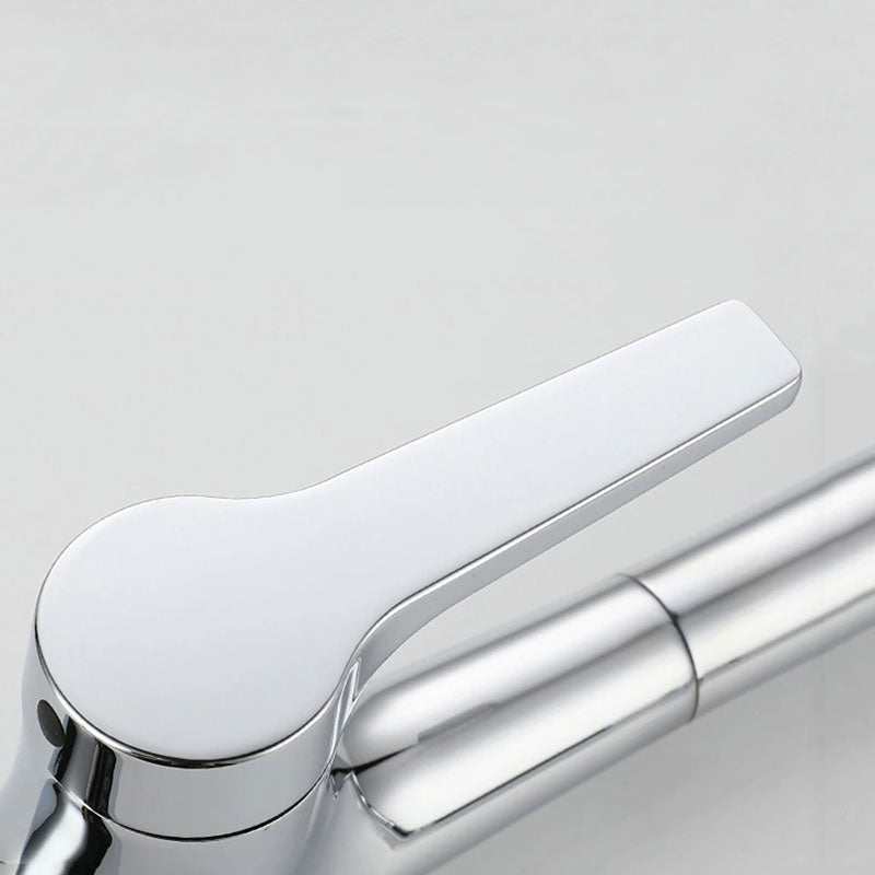 AquaNova Robinet Mitigeur Cuisine avec Douchette Extractible – Col de Cygne Chromé