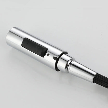 AquaNova Robinet Mitigeur Cuisine avec Douchette Extractible – Col de Cygne Chromé