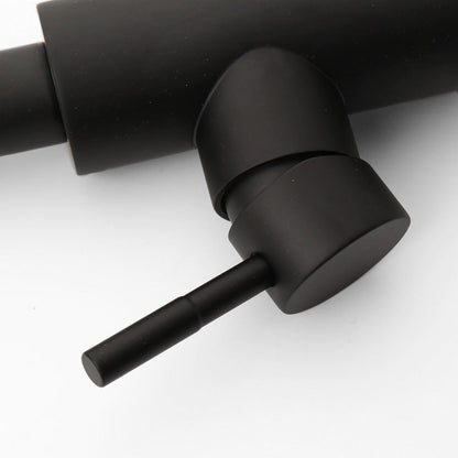 Robinet mitigeur de cuisine noir avec douchette extractible – édition premium