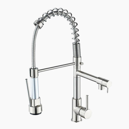 robinet-mitigeur-cuisine-avec-douchette-flexible-et-bec-acier