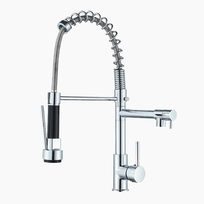 robinet-mitigeur-cuisine-avec-douchette-flexible-et-bec-chrome