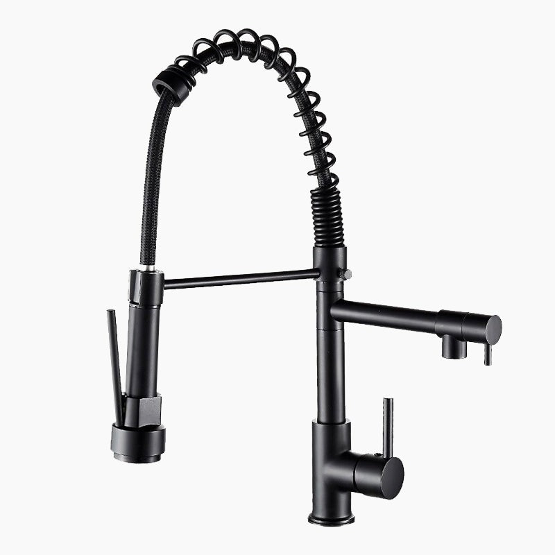 robinet-mitigeur-cuisine-avec-douchette-flexible-et-bec-noir