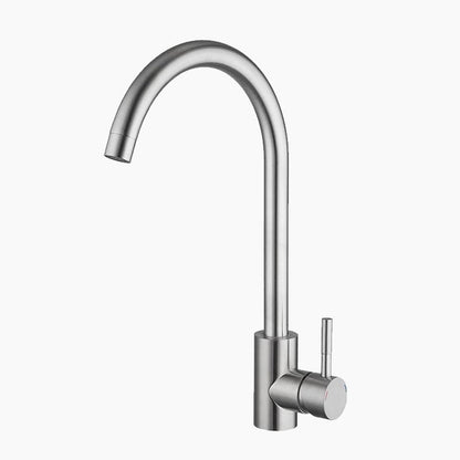 robinet-mitigeur-cuisine-col-de-cygne-acier