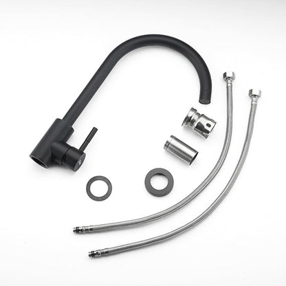 Robinet Mitigeur Cuisine Col de Cygne Noir – Signature