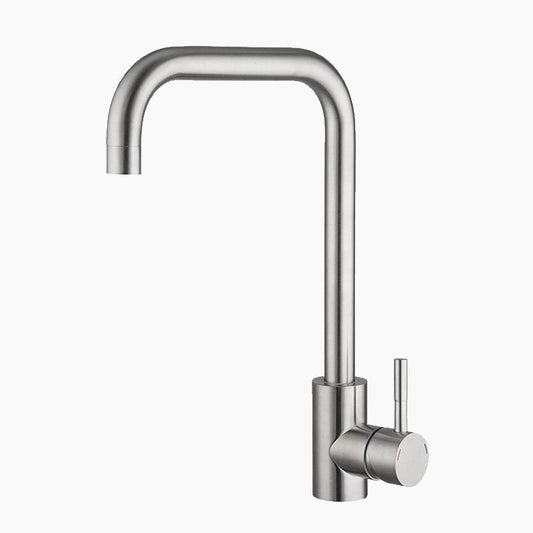 robinet-mitigeur-cuisine-col-de-cygne-rectangulaire-acier