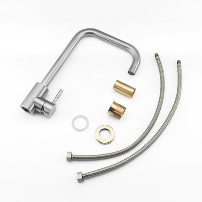 Mitigeur de cuisine Col de Cygne Rectangulaire en Acier – Édition Premium